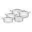 Tramontina Professional Stainless Steel Cookware Set, 10-Piece