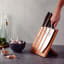 Tramontina BBQ Magnetic Knife Block Set, 5-Piece on the kitchen counter