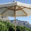 Cape Umbrellas St. Francis Umbrella Set detail at the beach