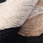 Thread Office Black & Bone Museum Jute Blend Rug, 160cm x 230cm detail