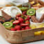 Salisbury & Co Grove Rectangular Wooden Serving Tray, 50cm detail with fruits