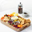 Salisbury & Co Grove Rectangular Wooden Serving Tray, 50cm with breakfast