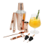 KitchenCraft BarCraft Copper Finish Cocktail Making Set, 7-Piece angle