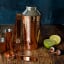 KitchenCraft BarCraft Copper Finish Cocktail Making Set, 7-Piece on the table