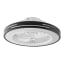 Alva Air Black Ceiling Fan with Remote, 50cm angle