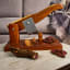 Biltong cutter on table with biltong 