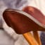 Drie-poot folding chair close up