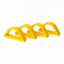 Alkaline Arched Napkin Rings, Set of 4 - Yolk