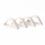 Alkaline Arched Napkin Rings, Set of 4 - Ceramic White