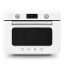 Smeg Retro Countertop Steam Oven - Ice White angle
