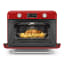 Smeg Retro Countertop Steam Oven - Fiery Red angle