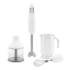 Smeg Retro Hand Blender 4-Piece, 700W - Ice White