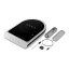 Smeg Portable Induction Plate with Probe - Matte Black angle