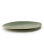 Mervyn Gers Large Oval Plate, 32cm - Fig Green