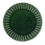 Mervyn Gers Paper Collection Glazed Stoneware Dinner Plate, 30cm - Fig Green Top Down View 