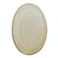 Mervyn Gers Oval Platter, 46cm - Ostrich Top Down 
