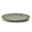 Mervyn Gers Paper Collection Glazed Stoneware Side Plate, 19cm - Fig Green
