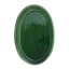 Mervyn Gers Glazed Stoneware Trout Platter, 25cm - Fig Green Top Down View 