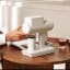 Timemore Sculptor 064S Espresso+ Flat Burr Grinder - White detail of the Adjustable RPM