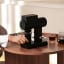Timemore Sculptor 064S Espresso+ Flat Burr Grinder - Black on the table