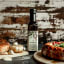 Darling Olives Cheese Board Gift Box with food on the table