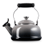 Le Creuset Whistling Stovetop Kettle with Stainless Steel Knob, 1.6L - Flint angle