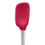 Tovolo Flex-Core Spoonula with Stainless Steel Handle - Viva Magenta close up