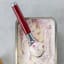 KitchenAid Coreline Ice Cream Scoop - Empire Red with ice cream