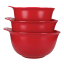 KitchenAid Universal Mixing Bowls, Set of 3 - Empire Red angle