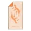 Fieldbar Seabed Beach & Bath Towel, 95cm x 170cm - Orchard Orange angle