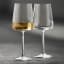 Lyngby Glas Krystal Zero White Wine Glasses, Set of 4 on the table
