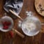 HOLM Mesh Strainer - 16cm with baking ingredients 