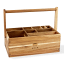 HOLM Acacia Wood Utility Caddy