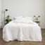Thread Office White Kashmir Waffle Duvet Cover Set - King