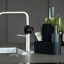 Zone Denmark Singles Dishwashing Set with Cloth - Black next to the sink