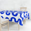 Cara Saven 4 Decor Dot Dot Dash Tablecloth - 6-8 Seater on the table