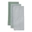 Salisbury & Co Hampstead Tea Towels, Set of 3 - Sage