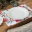 Skoert Christmas Bird Disposable Placemats, Pack of 25 on the dinner table
