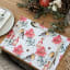 Skoert Christmas Bird Disposable Placemats, Pack of 25 on the dinner table