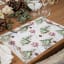 Skoert Christmas Lollipop Disposable Placemats, Pack of 25 on the dinner table