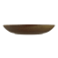 Nova Craft Earth Mocha Oval Bowl - 21.5cm angle