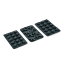 Blomsterbergs Silcone Chocolate Mould, Set of 3 - Grey angle