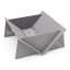 Pretzel Fire Pit with Carrier Bag - Silver