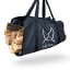 Pretzel Fire Pit with Carrier Bag and Grill-Skillet - Black and Stainless Steel detail