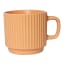 Nicolson Russell Pastel Crete Mug, 240ml - Pastel Orange