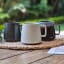 Nicolson Russell Clyth Mug, 350ml - Brown & Blue on the table with other colours