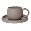Nicolson Russell Marrakesh Mug and Plate, 260ml - Grey