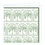 NapKin Cole Palm Tree Biodegradable Paper Napkins, Pack of 25 - Green detail