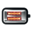 Bosch MyMoment 2-Slice Compact Toaster, 950W - Black angle
