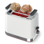Bosch MyMoment 2-Slice Compact Toaster, 950W - White angle
